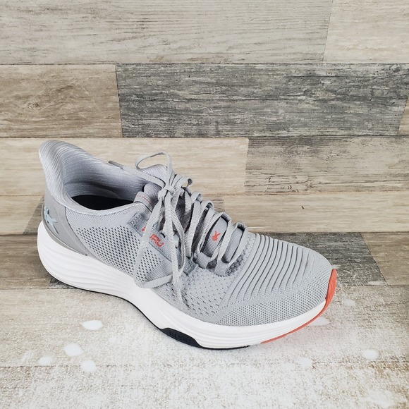 KURU Other - Kuru Atom 2 Mens Shoes Sz 8.5 M Running Dove Gray Bright White Lace Up Sneakers